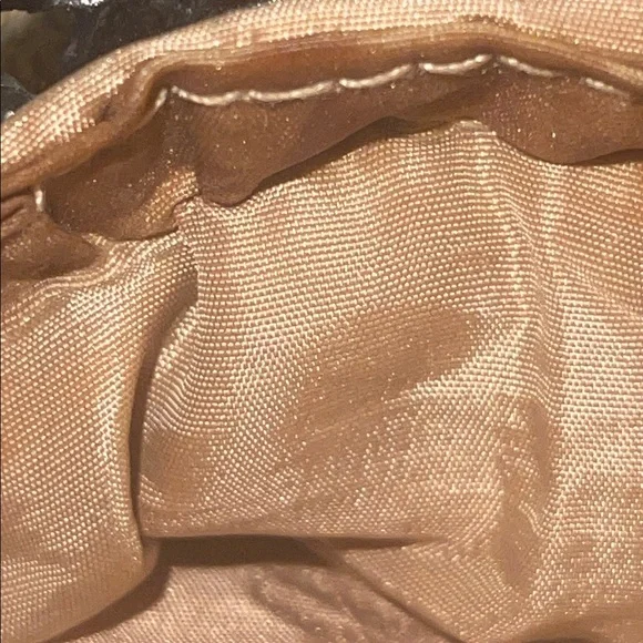 Vintage Golden Sequins Clutch Bag Retro - Picture 7 of 7